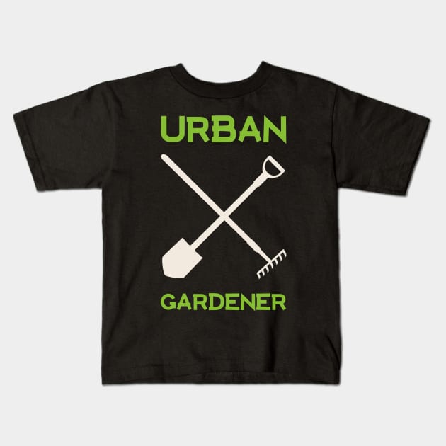 Urban Gardener Kids T-Shirt by SNZLER